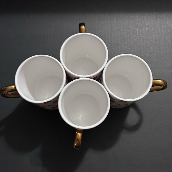 Martha Stewart Collection Floral Mugs Lot Of 4 - Picture 5 of 10